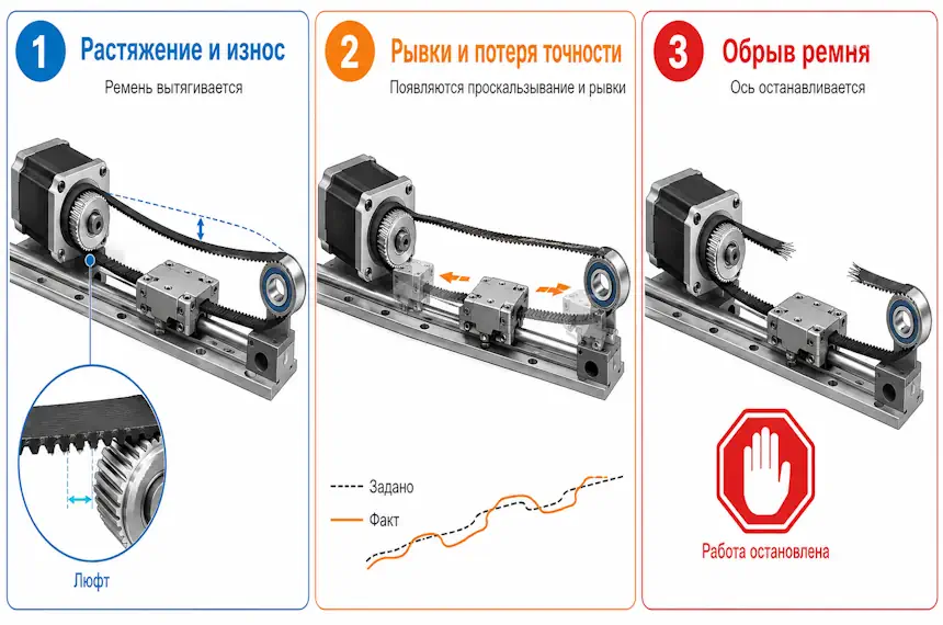 Проблемы с ременной передачей