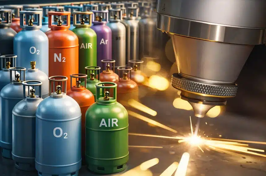 Основные типы газов для лазерной резки 