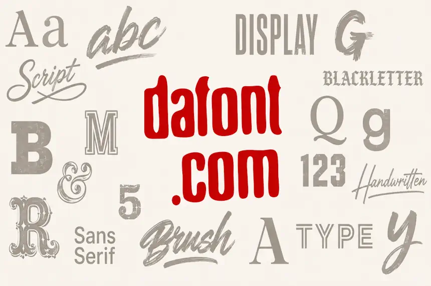 Сайт для скачивания шрифтов DaFont