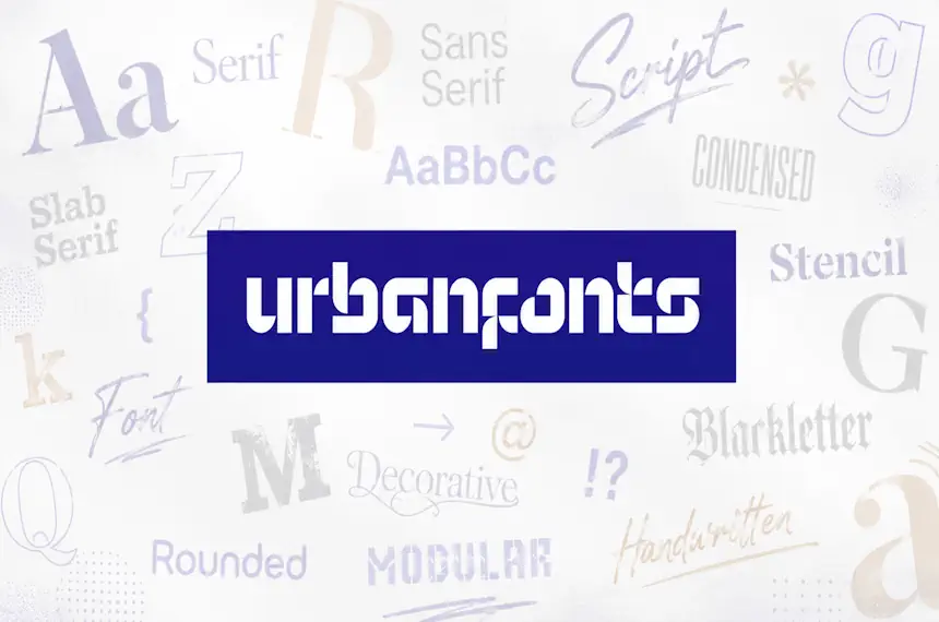 Сайт для скачивания шрифтов UrbanFonts